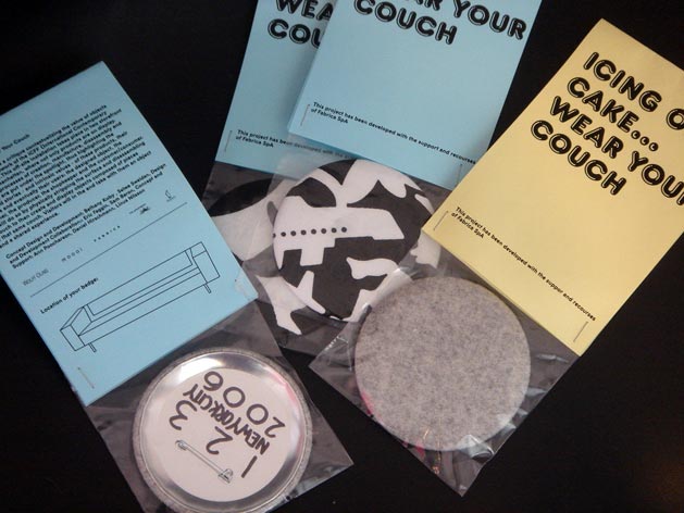 Icing or Cake. Badges.